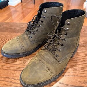 Thursday Captain Stormking Men's Olive Lace-Up Boots